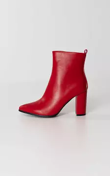Ankle boots with pointed noses | Red | Guts & Gusto