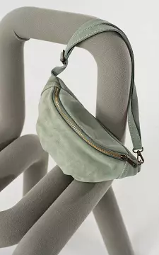 Wildleder-Hüfttasche mit Reißverschluss | Mint | Guts & Gusto