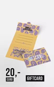 Gift card worth €20 | Yellow Purple | Guts & Gusto
