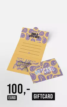 Guts & Gusto E-gift card €100 | Yellow Purple | Guts & Gusto