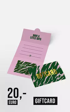 Gift card worth €20 | Pink Green | Guts & Gusto