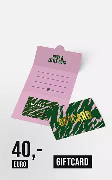 Gift card worth €40 | Pink Green | Guts & Gusto