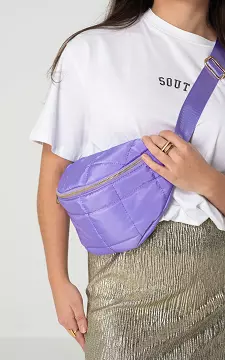 Padded fanny pack with adjustable hip belt | Lilac | Guts & Gusto