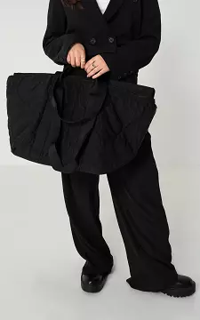 Shopper with zip closure | Black | Guts & Gusto