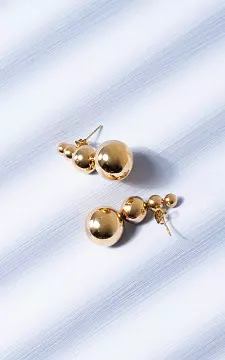 Earrings made of stainless steel | Gold | Guts & Gusto