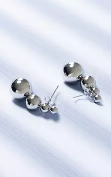 Earrings made of stainless steel | Silver | Guts & Gusto