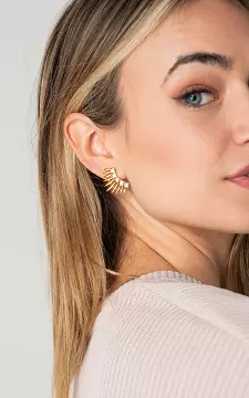 Earrings with stones | Gold Silver | Guts & Gusto