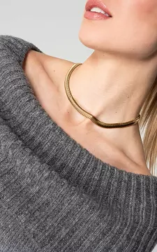 Adjustable necklace made of stainless steel | Gold | Guts & Gusto