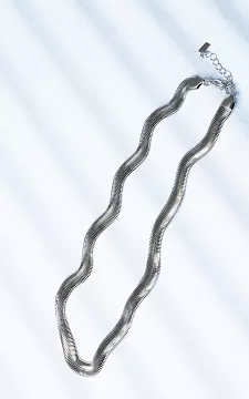Verstelbare ketting van stainless steel | Zilver | Guts & Gusto
