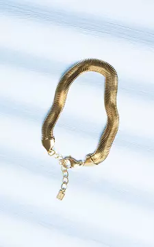 Adjustable bracelet made of stainless steel | Gold | Guts & Gusto