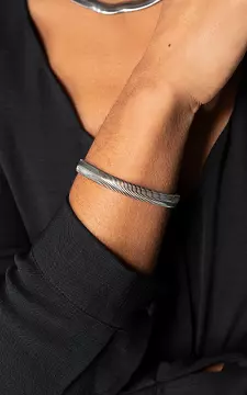 Verstelbare armband van stainless steel | Zilver | Guts & Gusto