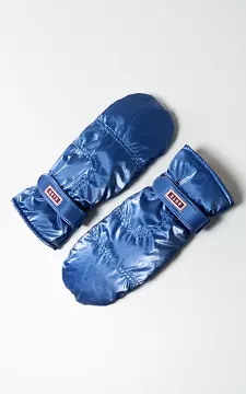 Metallic-look mittens | Blue | Guts & Gusto