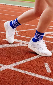 Sport socks War S*cks | Cobalt Blue White | Guts & Gusto