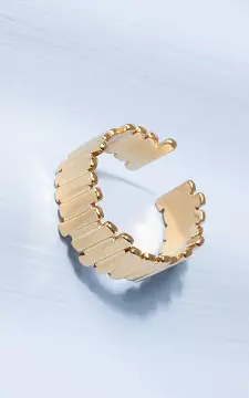 Verstellbarer Edelstahl Ring | Gold | Guts & Gusto