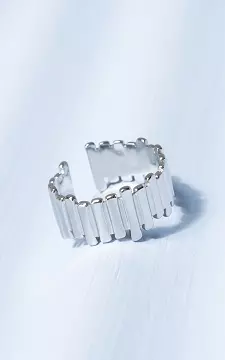 Adjustable ring made of stainless steel | Silver | Guts & Gusto