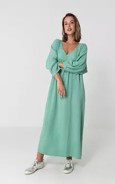 Maxi dress with v-neck | Mint | Guts & Gusto