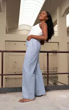 Baggy wide leg jeans | Light Blue | Guts & Gusto