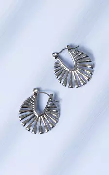 Earrings made of stainless steel | Silver | Guts & Gusto