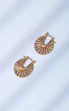 Earrings made of stainless steel | Gold | Guts & Gusto