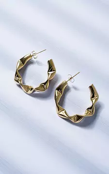 Earrings made of stainless steel | Gold | Guts & Gusto