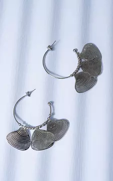 Earrings with pendant | Silver | Guts & Gusto