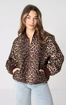 Jacke #104517 | Bordeaux Leopard | Guts & Gusto