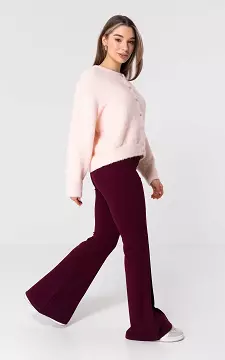 Flared pantalon | Bordeaux | Guts & Gusto