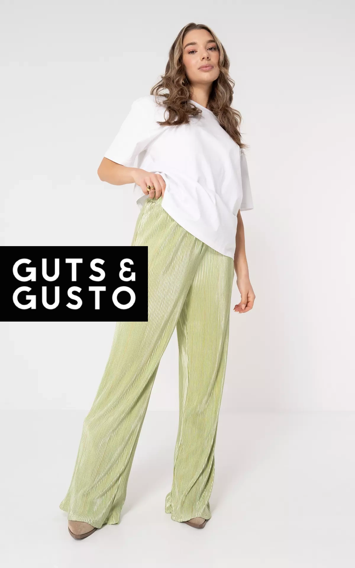 22ss PLEATED TROUSERS ライトグリーン 100851.webp