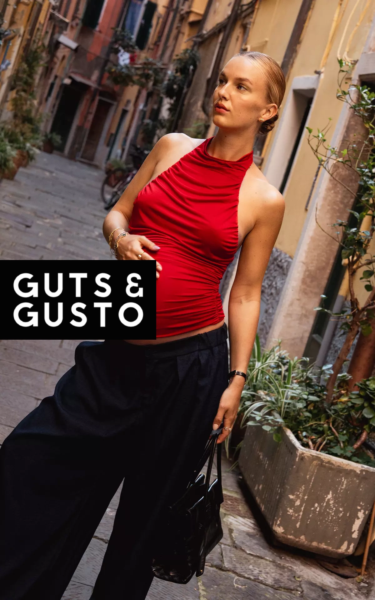 Haltertop - Rood | Guts & Gusto | GUTSGUSTO.COM